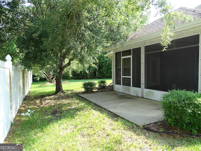 228 Laurel Landing Blvd, Kingsland, GA 31548 - view of yard with a sunroom and a patio area