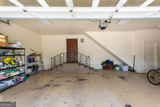 1701 City Blvd, Waycross, GA 31501 - garage featuring a garage door opener
