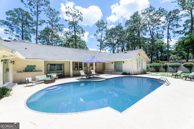 1701 City Blvd, Waycross, GA 31501 - view of swimming pool with a patio area and an outdoor hangout area