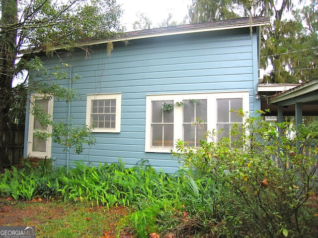 view of side of property