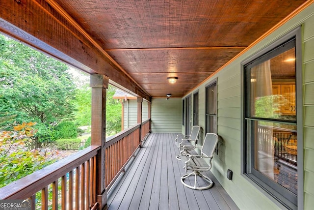 2877 Cynth Creek Rd, Hiawassee, GA 30546 - view of wooden deck