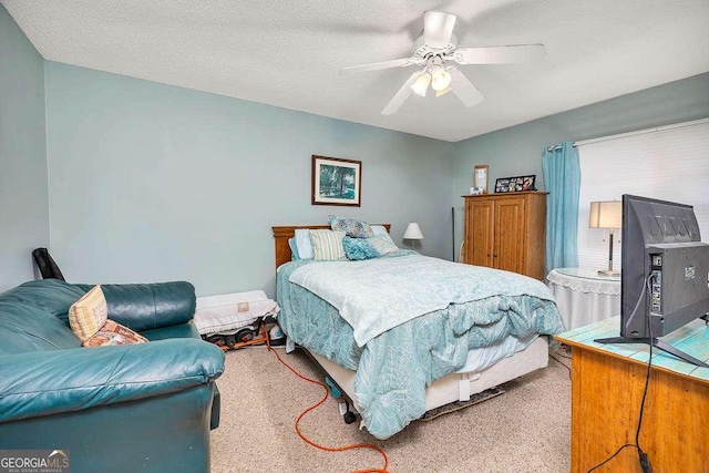 503 Marsh Cir, Saint Simons, GA 31522 - bedroom featuring carpet flooring and ceiling fan