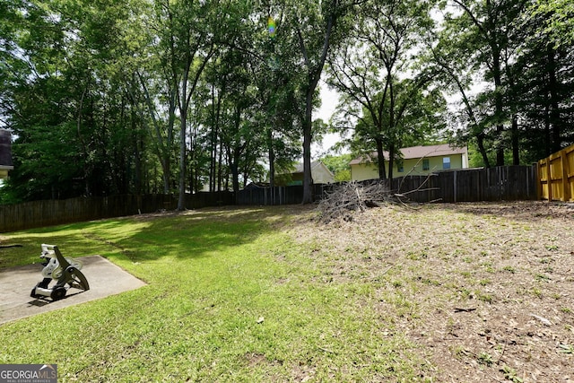 view of yard