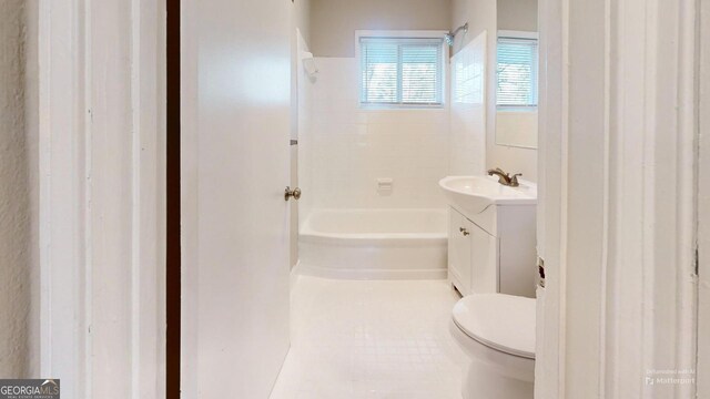 2280 Raleigh Dr, Augusta, GA 30904 - bathroom featuring vanity, toilet, and tub / shower combination