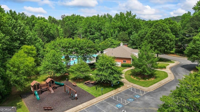 1444 Merrifield Ln, Marietta, GA 30062 - aerial view of a forest