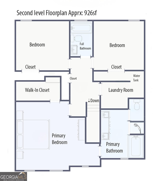 1075 Litchfield Way SW, Marietta, GA 30060 - home floor plan