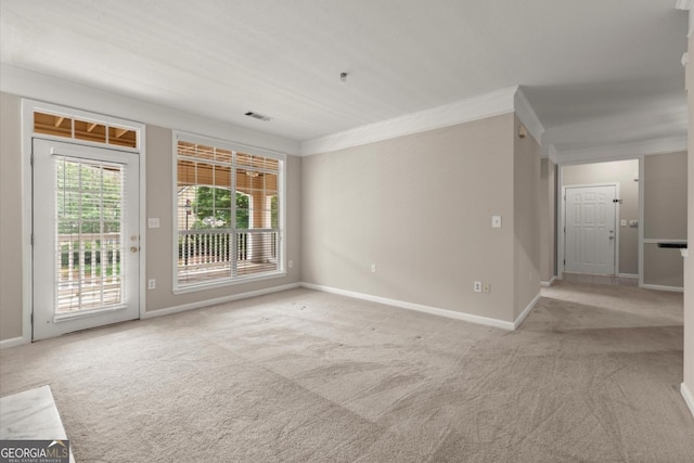 426 Pembrooke Cir Unit 426, Alpharetta, GA 30004 - unfurnished room with carpet flooring and crown molding
