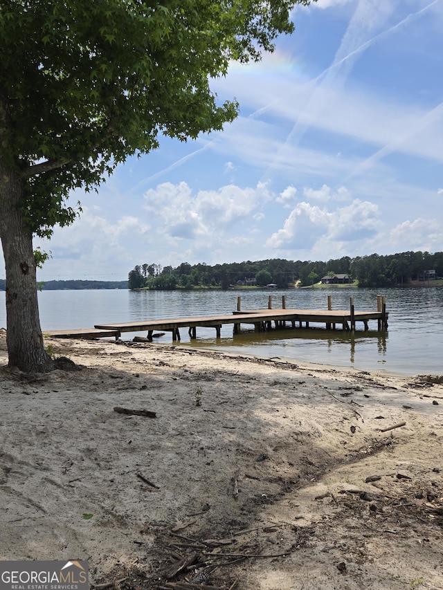 dock with a water view