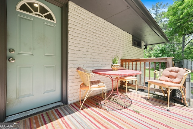 3839 Brookcrest Cir, Decatur, GA 30032 - view of wooden terrace