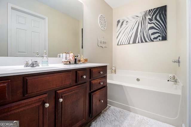 2555 Flat Shoals Rd Unit 1405, College Park, GA 30349 - bathroom featuring vanity and a bath