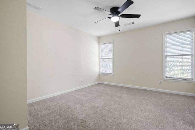 4711 Oakleigh Manor Dr, Powder Springs, GA 30127 - unfurnished room featuring ceiling fan, carpet flooring, and baseboards