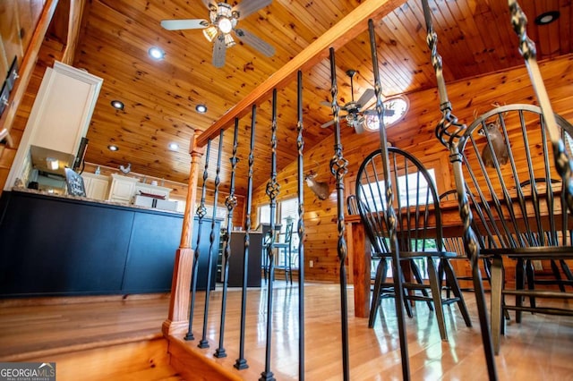 view of horse barn