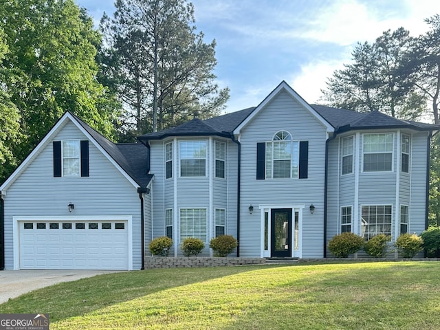 6940 Treeline Dr, Cumming, GA 30028 - view of front of property featuring a front lawn and concrete driveway