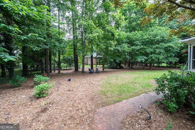 view of yard