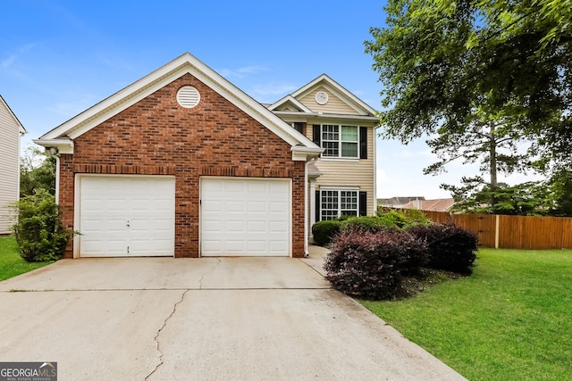 11576 Kades Trl, Hampton, GA 30228 - traditional-style home with driveway, brick siding, and a garage