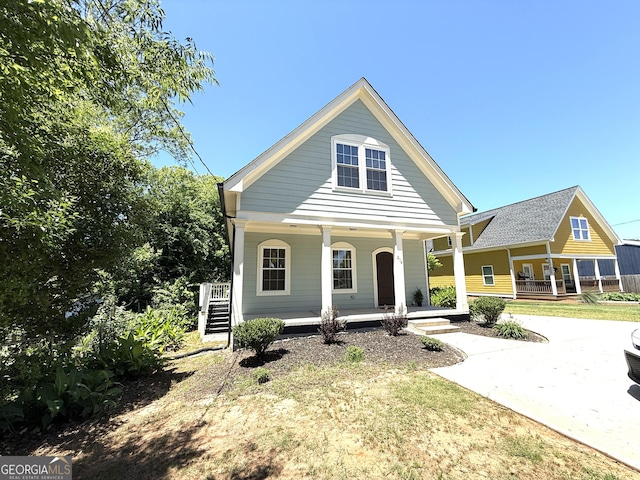 214 Evans St, Athens, GA 30606 - view of front of home with covered porch