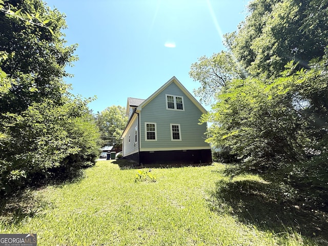214 Evans St, Athens, GA 30606 - view of property exterior featuring a lawn