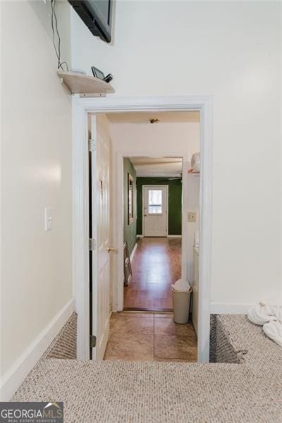 50 Canyon Pass, Cleveland, GA 30528 - hall with baseboards and tile patterned floors