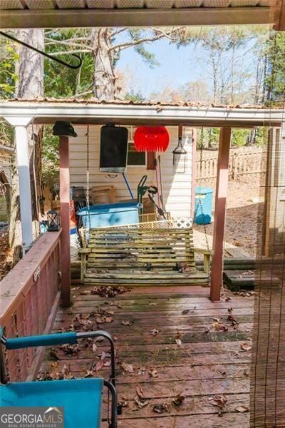 50 Canyon Pass, Cleveland, GA 30528 - view of deck
