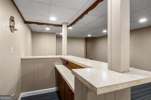 5401 Rosser Rd, Tucker, GA 30087 - bar featuring recessed lighting and a paneled ceiling