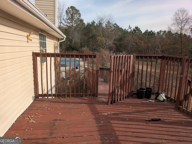 5700 Miles Rd, South Fulton, GA 30349 - view of deck