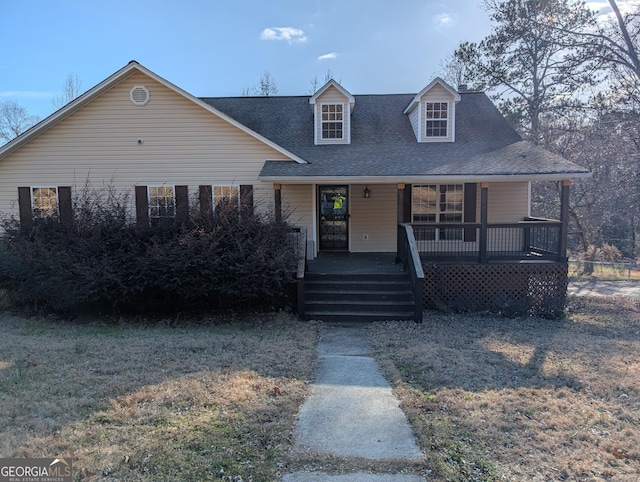 5700 Miles Rd, South Fulton, GA 30349 - view of front of house with covered porch and a shingled roof