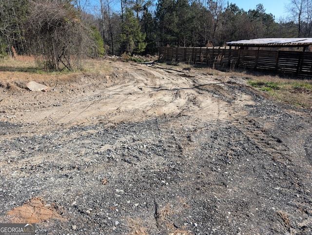 5700 Miles Rd, South Fulton, GA 30349 - view of street with a wooded view
