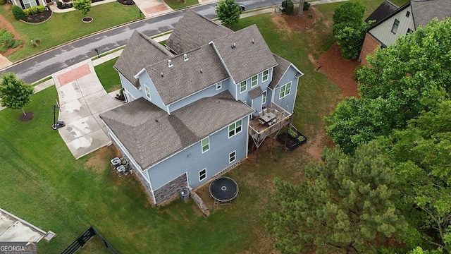 8745 Hightower Rdg, Ball Ground, GA 30107 - view from above of property