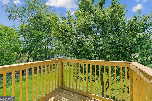 2055 Cactus Ln, Cumming, GA 30040 - wooden deck featuring a yard