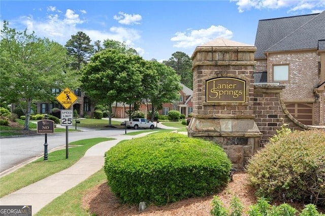 1286 Whisper Cove Dr, Buford, GA 30518 - view of community sign
