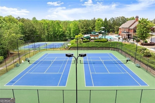 1286 Whisper Cove Dr, Buford, GA 30518 - view of tennis court