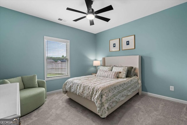 123 Cedar Park Way, Carrollton, GA 30117 - carpeted bedroom featuring baseboards and ceiling fan