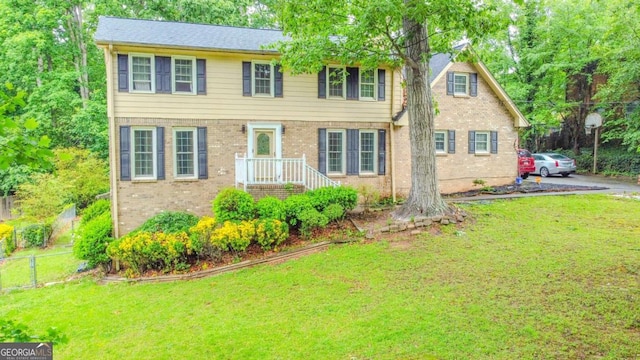 5293 Sandy Shoals Ln, Stone Mountain, GA 30087 - view of front of house featuring brick siding