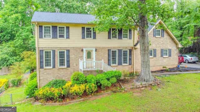 5293 Sandy Shoals Ln, Stone Mountain, GA 30087 - view of front of home with brick siding