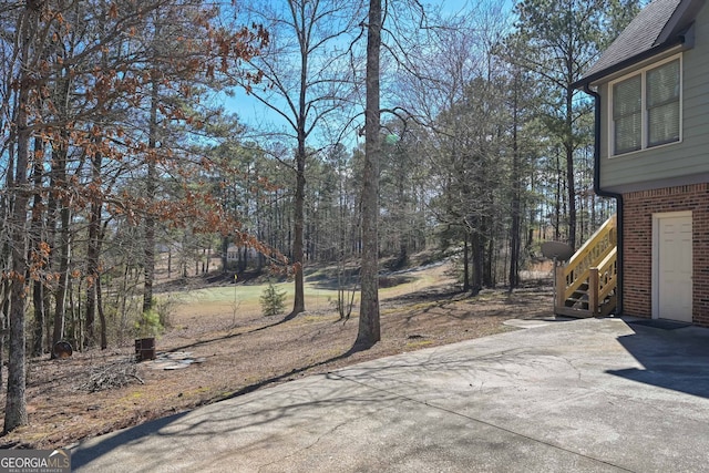 9001 E Carroll Rd, Winston, GA 30187 - view of patio with stairway