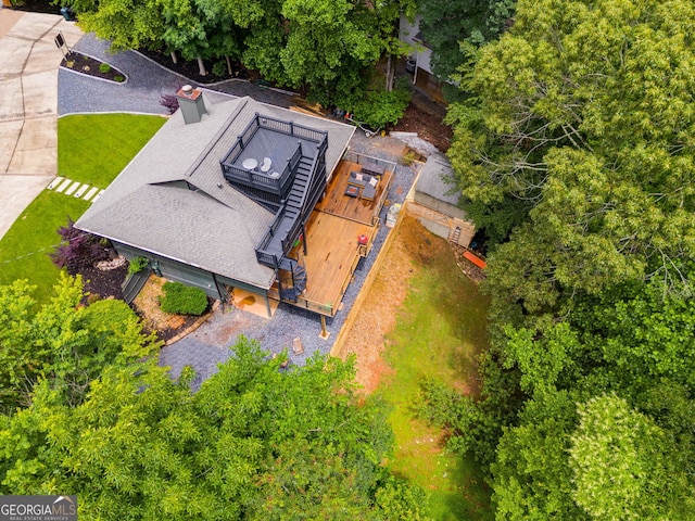 921 Oak Dr, Woodstock, GA 30189 - aerial view of property and surrounding area