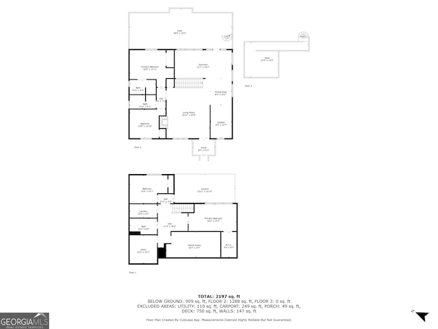 921 Oak Dr, Woodstock, GA 30189 - home floor plan
