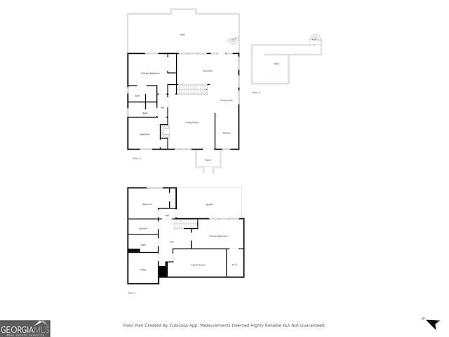 921 Oak Dr, Woodstock, GA 30189 - property floor plan
