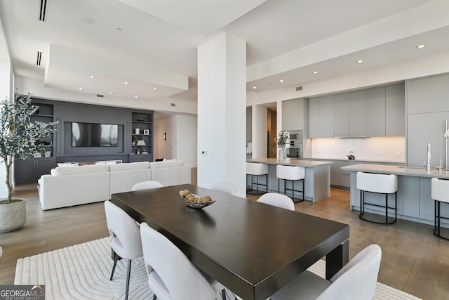 3107 Peachtree Rd NE Unit 2003Aka Ph3, Atlanta, GA 30305 - dining space featuring light wood-style flooring and recessed lighting