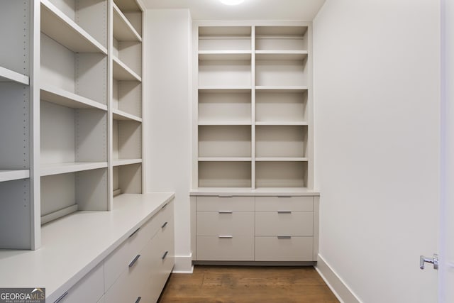 3107 Peachtree Rd NE Unit 2003Aka Ph3, Atlanta, GA 30305 - walk in closet with dark wood finished floors