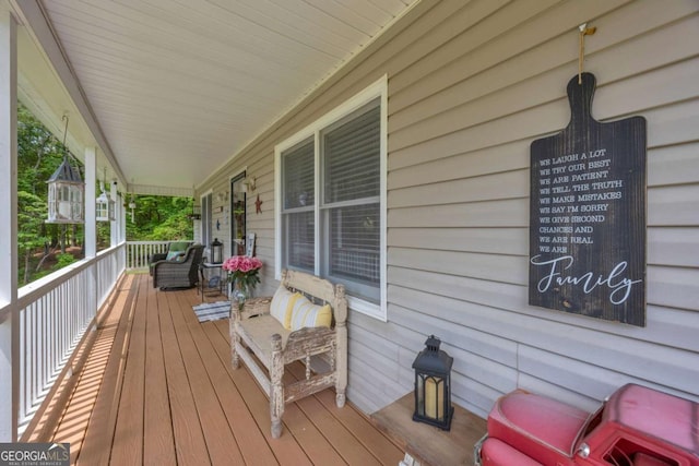 188 Mayapple Gln, Dawsonville, GA 30534 - view of porch