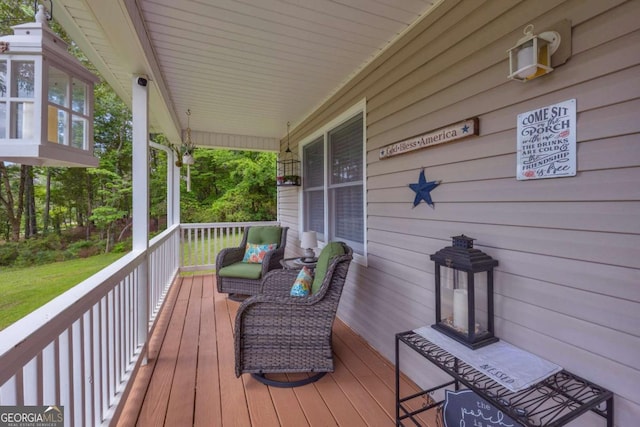 188 Mayapple Gln, Dawsonville, GA 30534 - view of porch