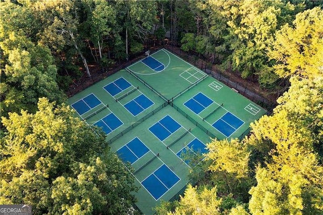113 Chickasaw Dr, Waleska, GA 30183 - bird's eye view of a forest