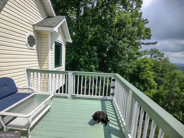 view of deck