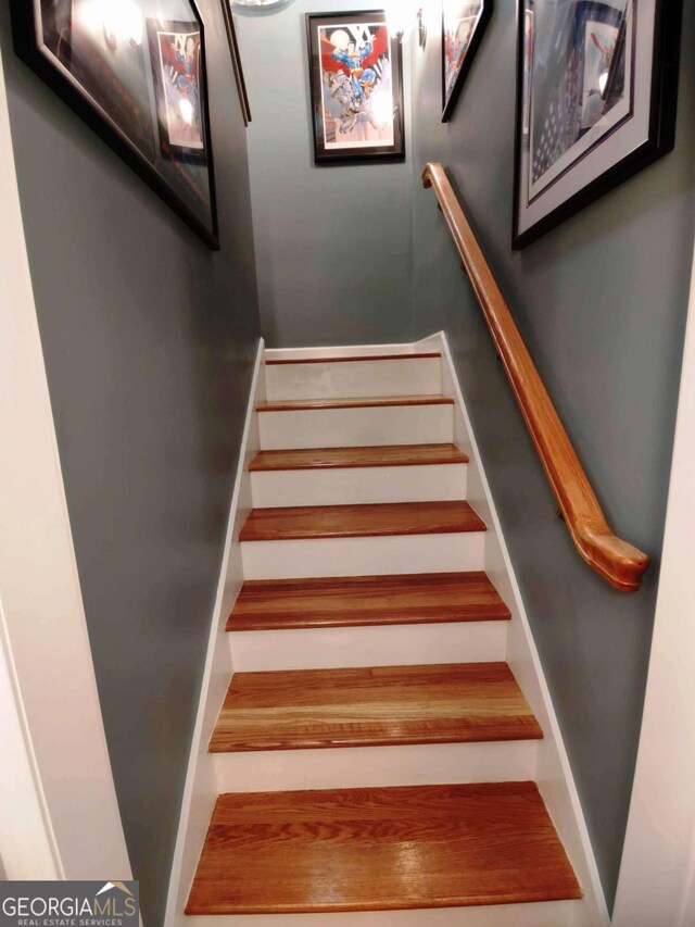 view of staircase