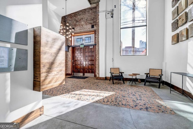 650 Glen Iris Dr NE Unit 27, Atlanta, GA 30308 - common area with a towering ceiling