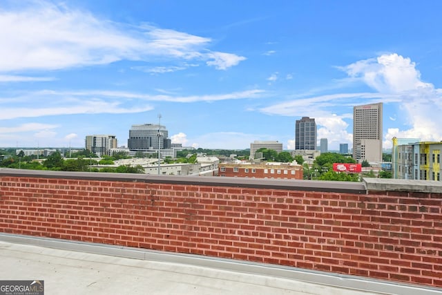 434 Marietta St NW Unit 401, Atlanta, GA 30313 - view of patio featuring a view of skyline