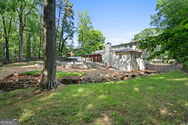 view of yard