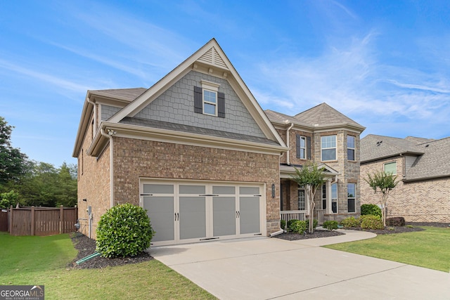 4815 Edgemoore Trce, Cumming, GA 30040 - craftsman-style house with driveway, brick siding, and roof with shingles