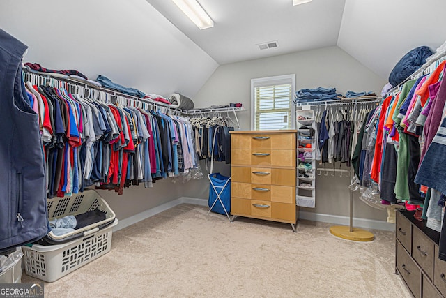 4815 Edgemoore Trce, Cumming, GA 30040 - spacious closet with vaulted ceiling and carpet flooring
